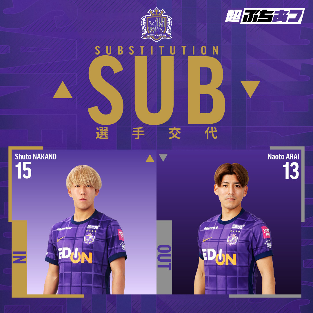 サンフレッチェ広島　レプリカユニホーム　XL 新井直人13 サンフレッチェ広島 レプリカユニホーム XL 新井直人13 新井直人