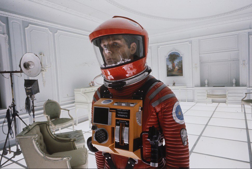 2001_italia's tweet photo. Some new outstanding pictures from the making of 2001: A Space Odyssey, taken by Keith Hamshere, are to be auctioned at @propstore_com auction: https://t.co/UOHN1krV6M https://t.co/GODeBrBrLM