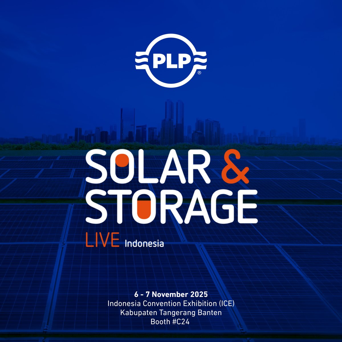 PLPID's tweet image. Catat tanggal dan waktunya!!
PLP Indonesia di Solar &amp;amp; Storage Live Indonesia 2025

📅 6 – 7 November 2025
📍 Indonesia Convention Exhibition (ICE), Kabupaten Tangerang, Banten
📌 Booth Nomer C24

#PLPID #PLP #PLPIndonesia #event #listrik #Energy #training #Electrizen #solar