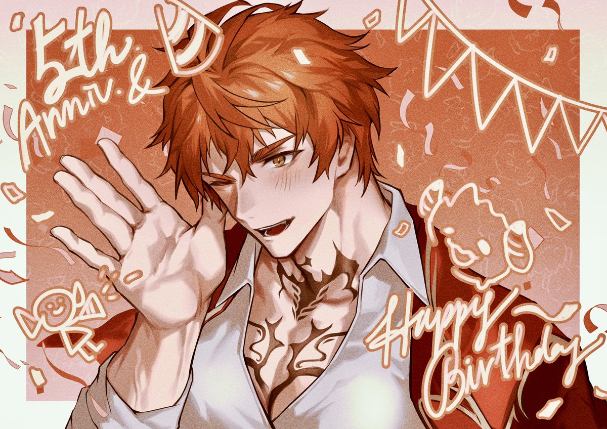 🖐️🥳（死線戰士失敗）
男人生日翌日快樂🫵
 #ArtforAsa