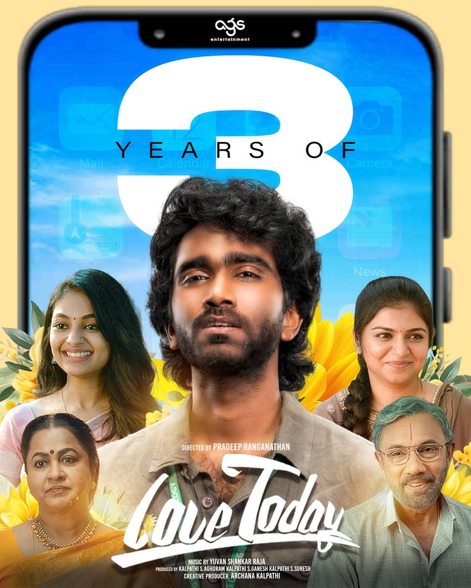 agscinemas's tweet image. We Lived it,
We Laughed it,
We Loved it ♥️

#3YearsOfLoveToday

#KalpathiSAghoram #KalpathiSGanesh #KalpathiSSuresh

@pradeeponelife @thisisysr @i__ivana @archanakalpathi @aishkalpathi @Ags_production @RedGiantMovies_ @SonyMusicSouth