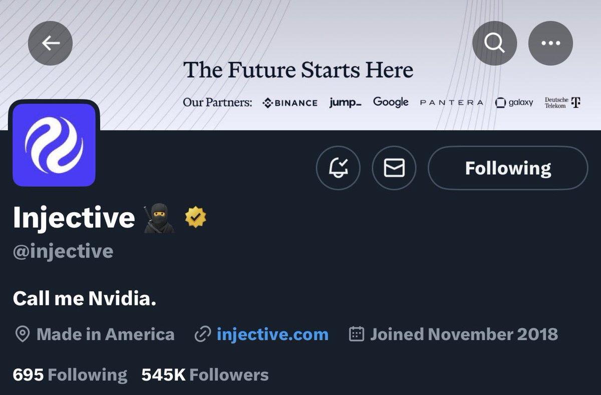 How come web3 industries hire interns who like wilding 

→ Take a look at that $INJ bio 🤣