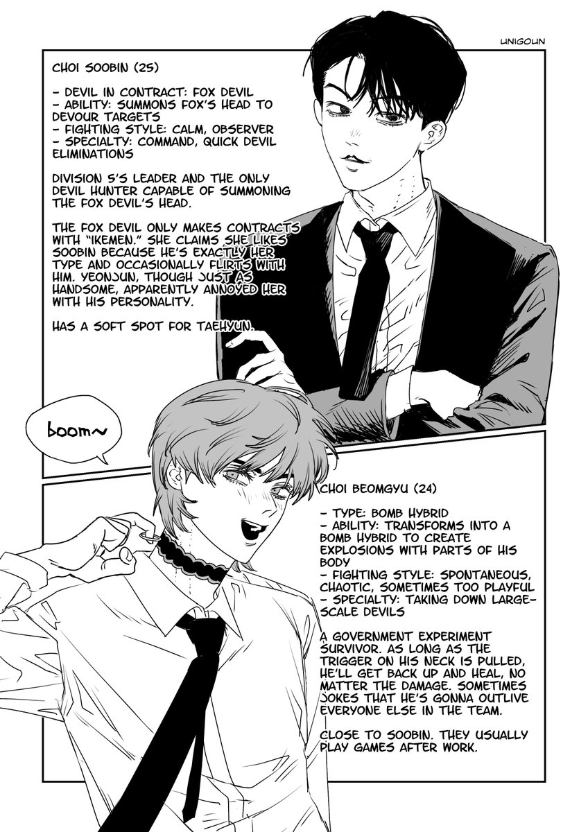 uningka's tweet photo. txt chainsawman au https://t.co/MjAX1eH6ez