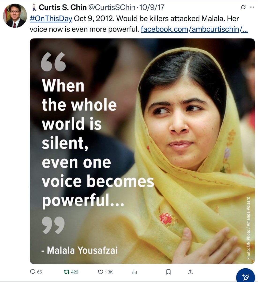 CurtisSChin's tweet image. Thanks, @grok ! Have been enjoying the additional info / interpretation of @x posts, including my own! Two examples below via @xAI re: a post on @Malala &amp;amp; on documentary #FarFromHome. Check it out. Press the little #Grok symbol in the upper right corner of a post.
#GrokipediaDrop