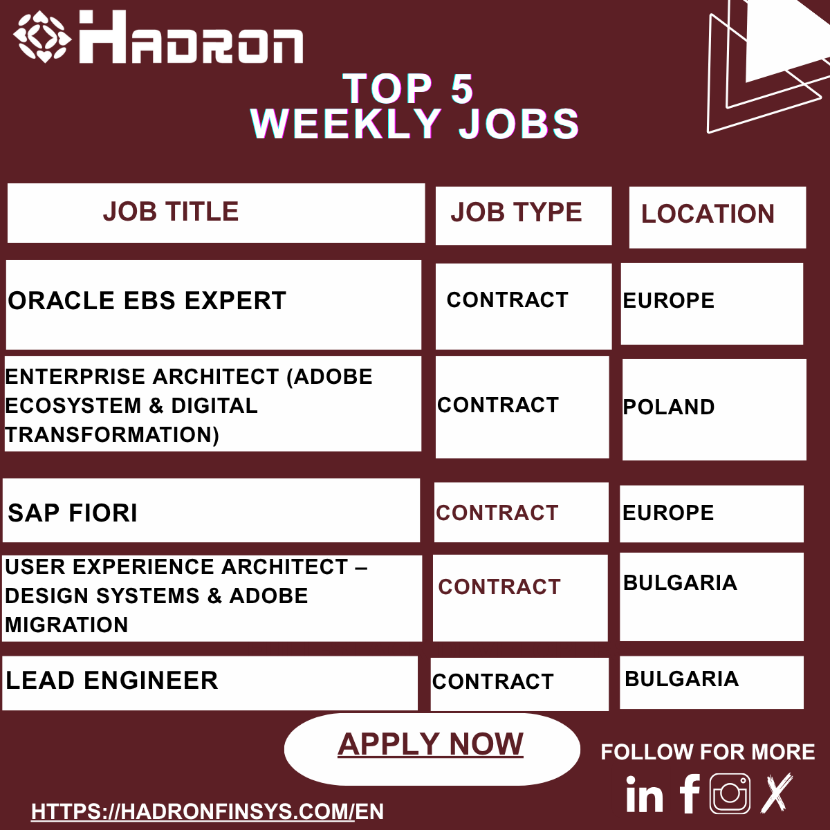 HadronTalent tweet picture