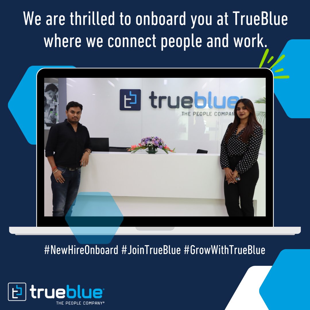 IndiaTrueblue's tweet photo. Expanding our team, expanding our potential.
#newhireonboard #jointrueblue #growwithtrueblue https://t.co/UGcSrW4JlM