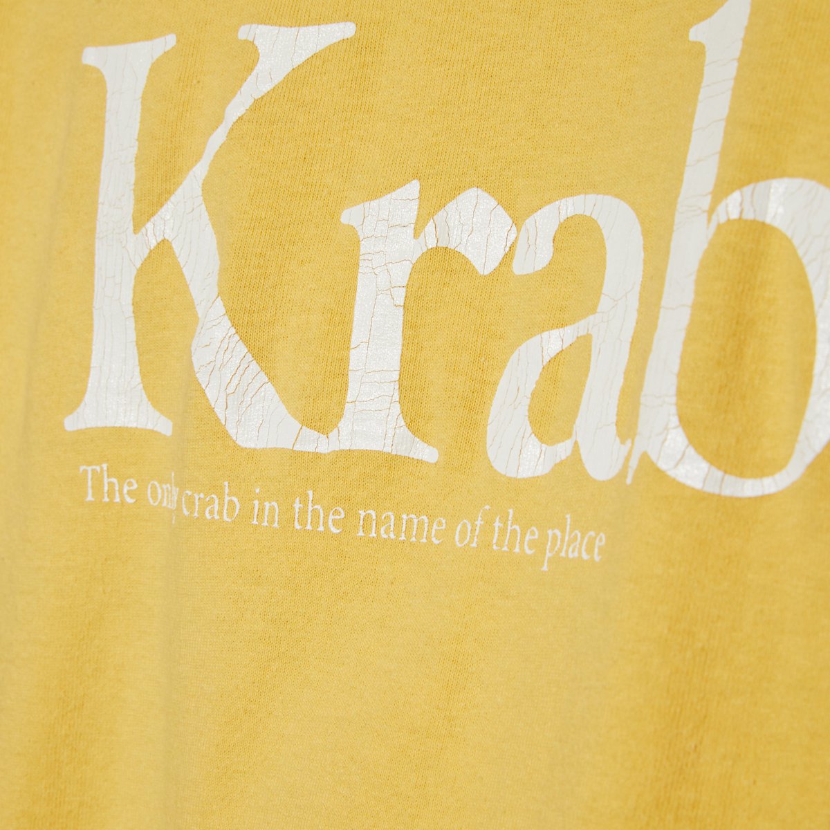 SAMPLE COLLECTION vol.1

【光沢クラックプリント】
クラックプリントは、古着のようにプリントがひび割れたインクを再現した技法です。通常のクラックプリントは光沢感が少ないですが、光沢クラックはツヤ感が特徴です。
marusho369.com/luster-crack/

【Glossy Crack Print】
Crack printing is a