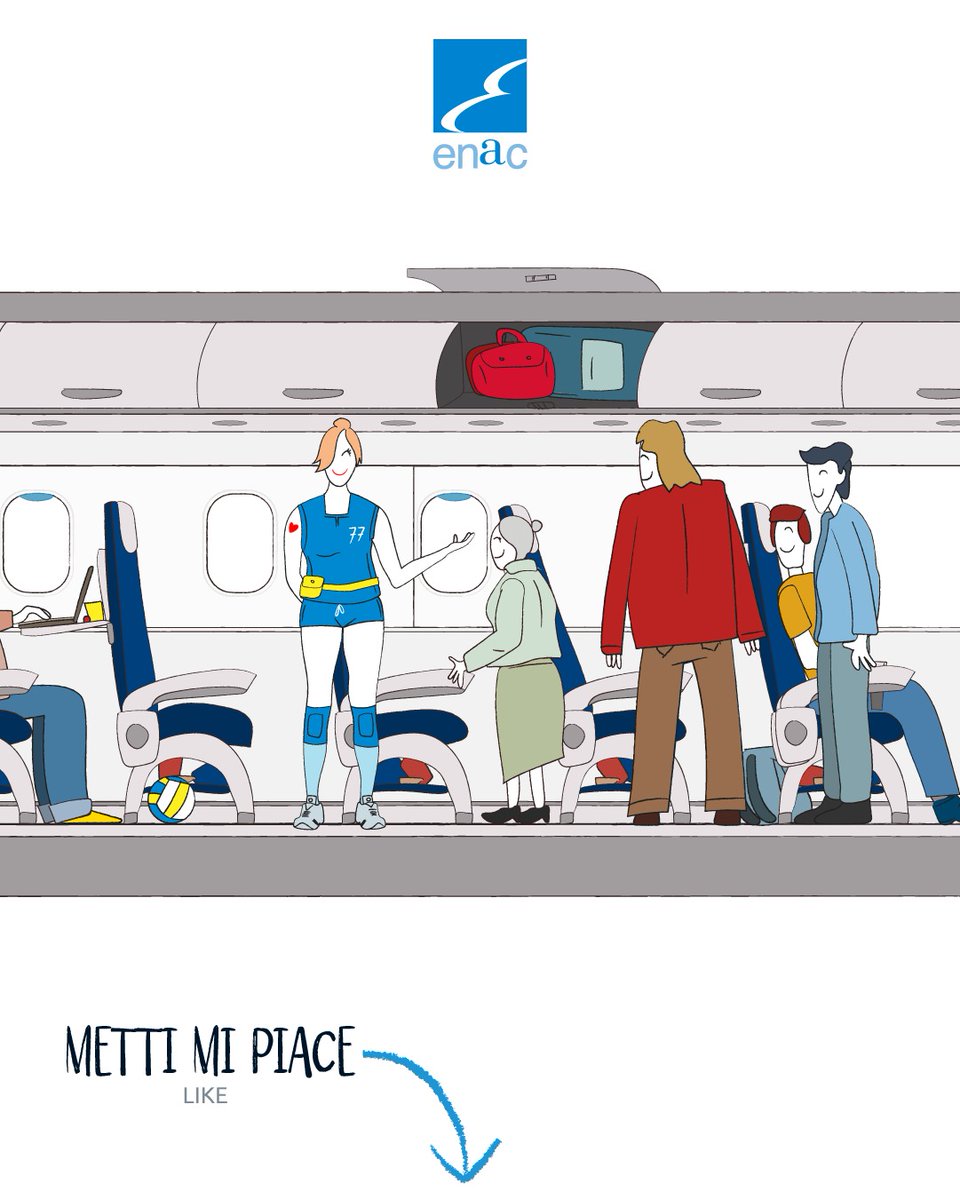 EnacGov's tweet image. 🇮🇹 F-Air Play: rispetta gli altri passeggeri, anche durante l’attesa. Un gesto gentile rende il viaggio più sereno per tutti.

🇬🇧F-Air Play: respect fellow travelers. A small act of kindness makes every trip smoother. 
#FAirPlayOnAir #TravelTogether #FlightExperience #Enac