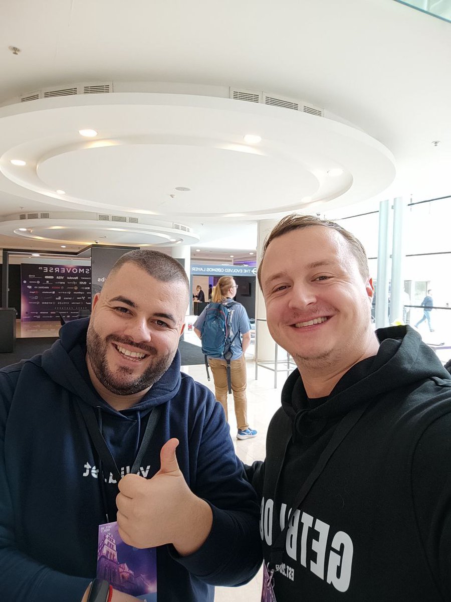 getblockio's tweet photo. Split turned into the capital of interoperability for a few days.

@CosmoverseHQ felt less like a conference, more like a meetup with friends who happen to build the future of the internet.
@KresimirVV's grateful for the insights, new connections, as well as fun &amp; beers 🍻 https://t.co/opjx2RzpdT