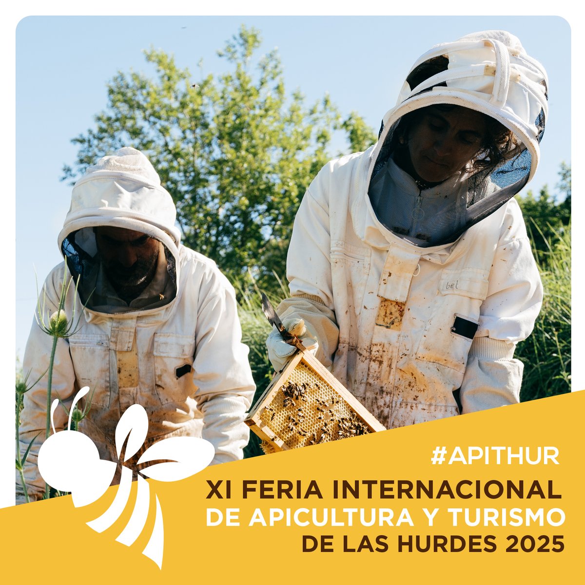 FHurdes's tweet photo. Innovación, mercado y formación, sanidad, toda la actualidad del mundo del #apicultura Todo esto es lo que podrás encontrar en la XI Feria  internacional de Apicultura y Turismo de Las Hurdes https://t.co/f4IbDFtU83