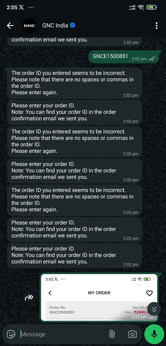 What type of order Id Is valid for you.delhi
It tooks more than 2 days after the product is out for delivery and still not yet delivering