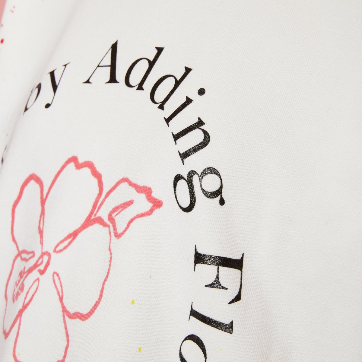 SAMPLE COLLECTION vol.2

【厚ラバー×超染み込み×インク飛ばしプリント】
ヴィンテージの厚ラバープリントを水性インクで再現し、独特のツヤ感と柔らかな質感を追求。