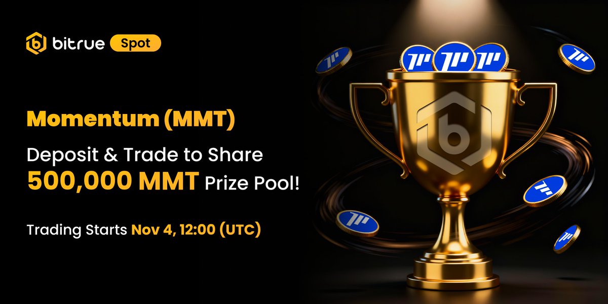 🚀 $MMT/USDT Spot Trading Starts at 12:00 UTC TODAY! <a href="/MMTFinance/">MomentumⓂ️Ⓜ️T</a>

Get ready on #Bitrue! Deposit and trade $MMT to share a massive 500,000 $MMT prize pool!

🔥 New Users: Deposit 200 $MMT to get 100 $MMT FREE!
🔥 All Users: Trade $MMT and invite friends to split even more rewards!
