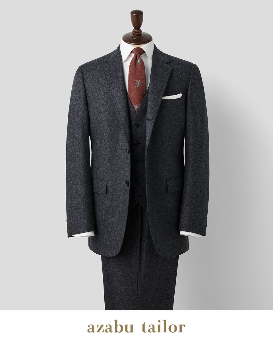 azabu tailor  EDINBURGH 48 L 美品 スリーピース 希少スーツ わかる人にはわかる希少価値のスリーピース azabu tailor EDINBURGH 48 L 美品 スリーピース 希少スーツ わかる人