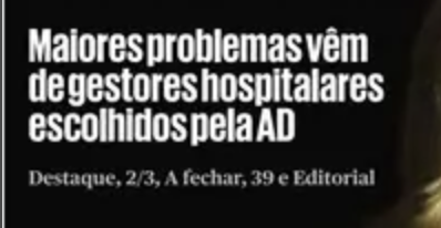 O Público está cada vez mais assertivo; antes da AD não havia problemas no SNS