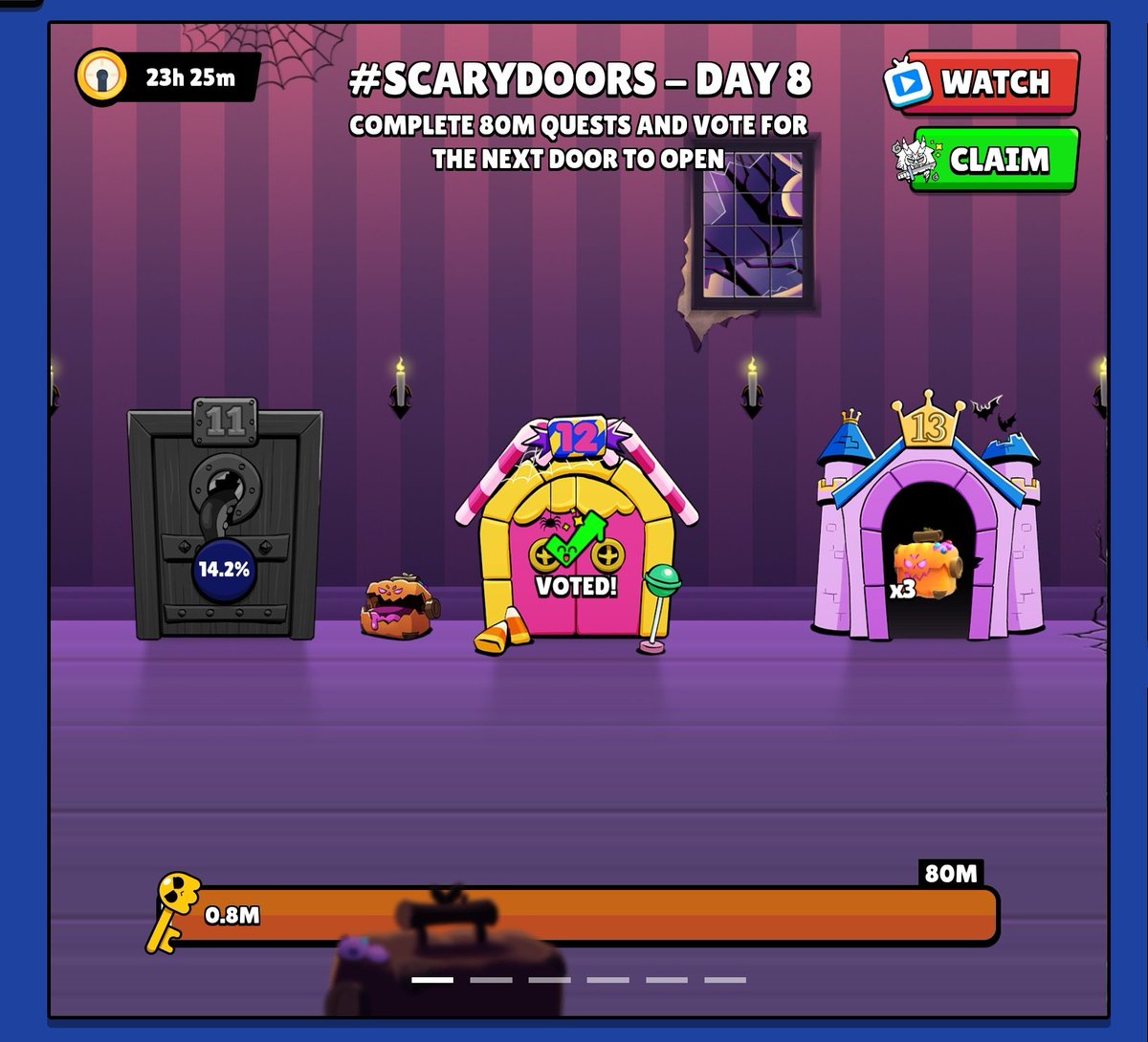 Day 8
#ScaryDoors #BrawlStars