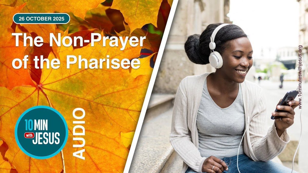 reisquarteu's tweet image. 10 Minutes with #Jesus. The Non-Prayer of the #Pharisee - October 26th 2025: youtu.be/kEGhzfnZVZI #CatholicChurch