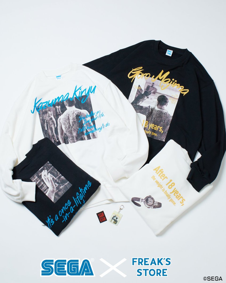セガ65周年を記念した FREAK'S STOREとのコラボレーションアイテムが