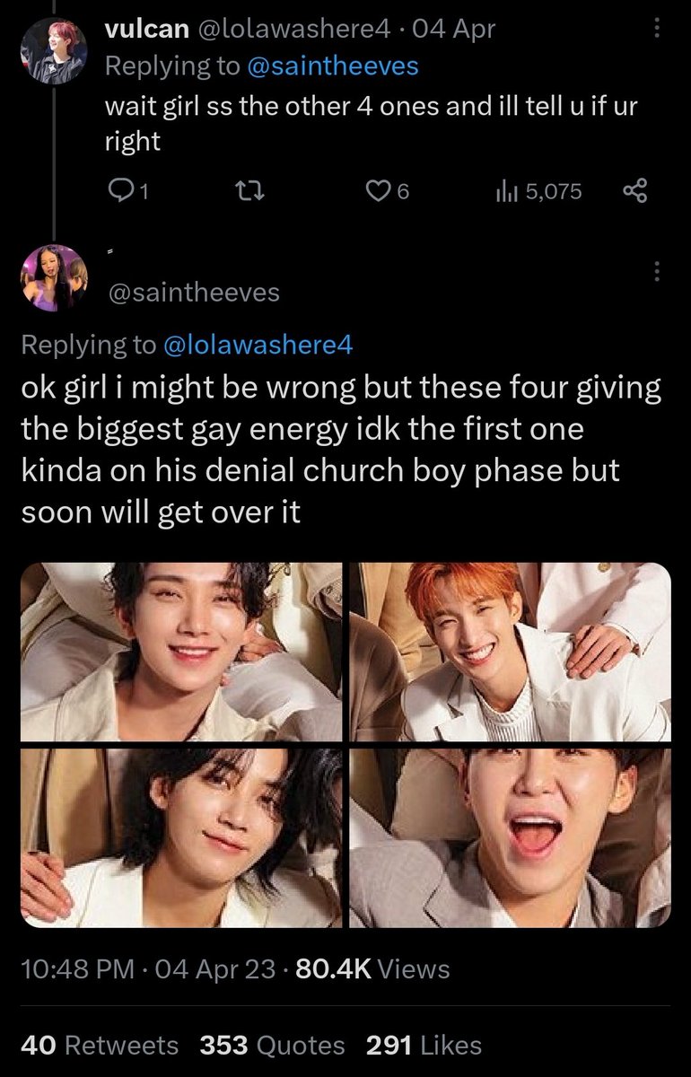 bringing back this twt and op's replies