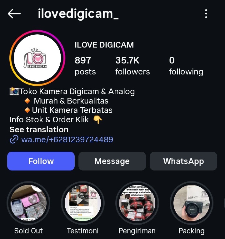 HELP RT🔃 VIRALKAN
PENIPU / SCAMMER DIGICAM ‼️
@/ilovedigicam_

temen gua <a href="/blajarhinggadie/">bapak kau moshing</a> diambil duitnya 2 juta, iming-imingnya sih buat "biaya garansi" sama "biaya label resmi" padahal barangnya PRELOVED

ini akunnya, semoga bangkrut dah lu
