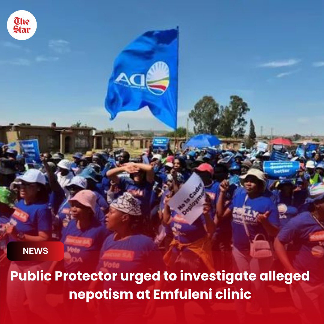 TheStar_news's tweet image. 📍Calls for Public Protector probe into alleged nepotism at Emfuleni clinic 🏥⚖️
Community demands accountability.

🔗 thestar.co.za/news/2025-11-0…

#PublicProtector #Emfuleni #Accountability #TheStar