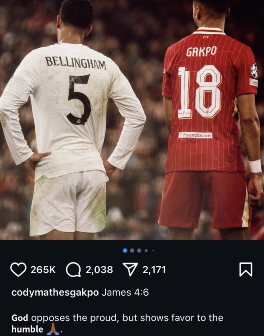 CODY GAKPO, we have not forgotten 😈🫵🏼