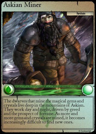 SpellsofGenesis's tweet photo. 🎉 “Askian Miner”, celebrating its 10 years, is a reference to blockchain miners, the key players within the whole #Bitcoin ecosystem! ⛏️

Can you find other blockchain allegories hidden in the Spells of Genesis lore? Comment below! 👇

🔗https://t.co/YLm6XzZVcT

#SpellsofGenesis #blockchain #blockchaincard #TCG #collectibles #TokenizedAssets #ORB #Bitcoin #BlockchainAllegories #BlockchainNFT #Counterparty