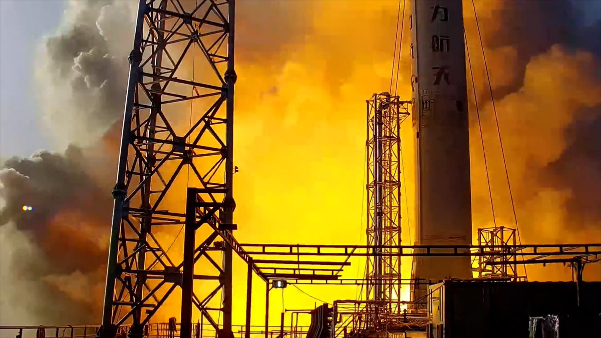 wulei2020's tweet photo. Galactic Energy completed a first-stage power system test for #Pallas1 reusable liquid-propellant launch vehicle on Nov 4.
The test was conducted at the Haiyang Oriental Aerospace Port in Shandong province. The vehicle is set to make debut flight ahead of this Spring Festival. https://t.co/tKpHcWK3wp