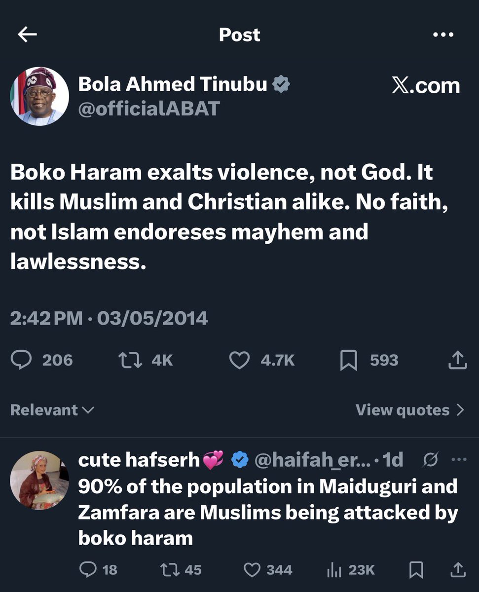 You people will not quote what pres tinubu said cos it didn’t fit yall agenda

The hypocrisy is alarming..