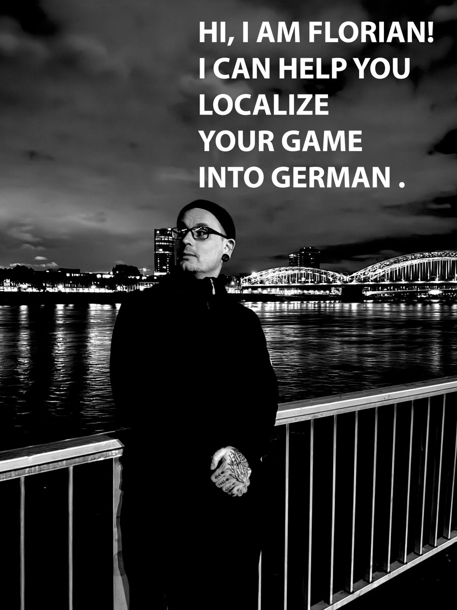 florianxl8's tweet image. Hi there, I am Florian Niggemeier! I can help you localize your game into German. Video games are a cultural expression. That&apos;s why me and my friends in Story Node offer handcrafted localization. 100% human touch. 0% AI. Because your story matters.

#gameloc #localization #noAI