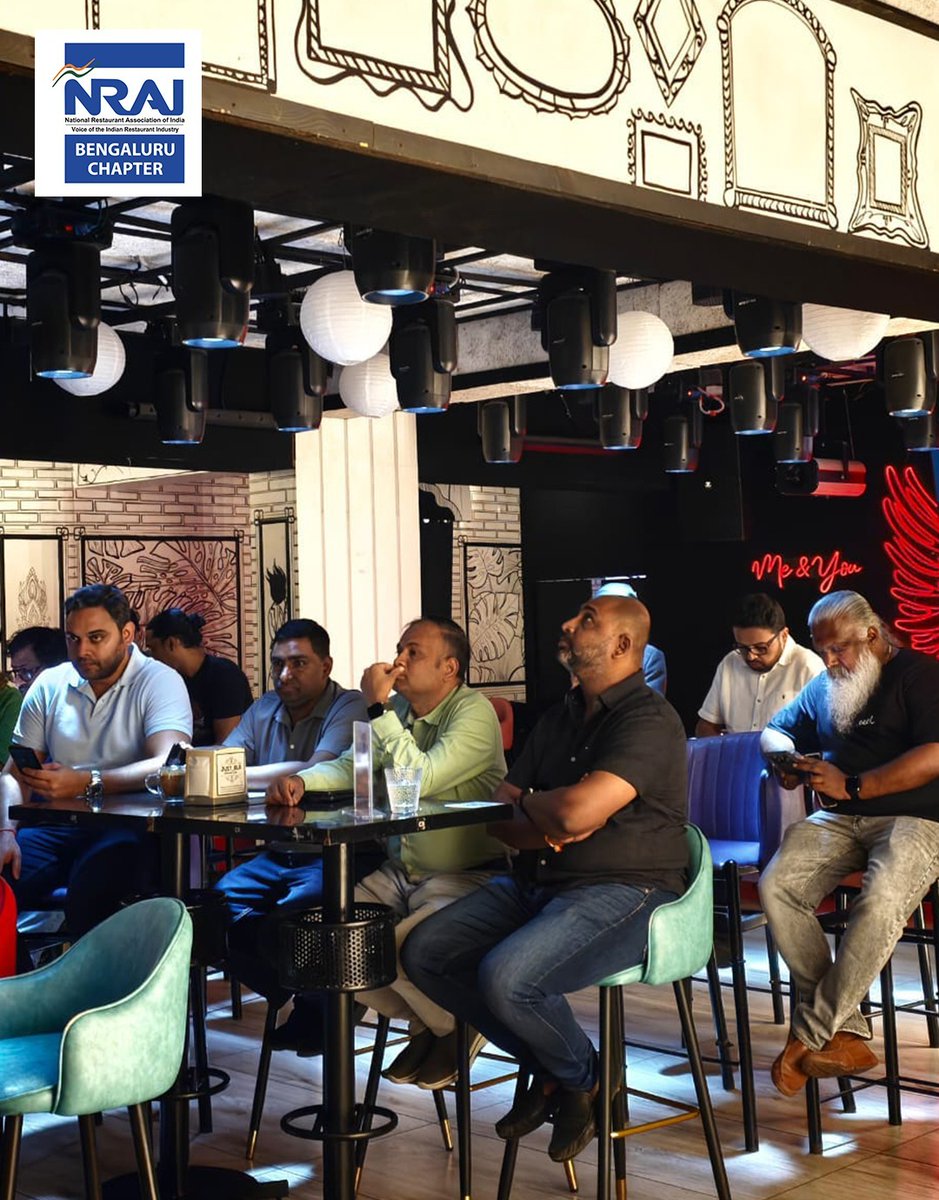 NRAI_India's tweet image. The NRAI Bengaluru Chapter Coffee Meet brought together industry professionals to share insights on employee onboarding, benefits, and insurance plans — fostering learning and collaboration within the community.

#CoffeeMeet #HospitalityCommunity #NetworkingEvent…