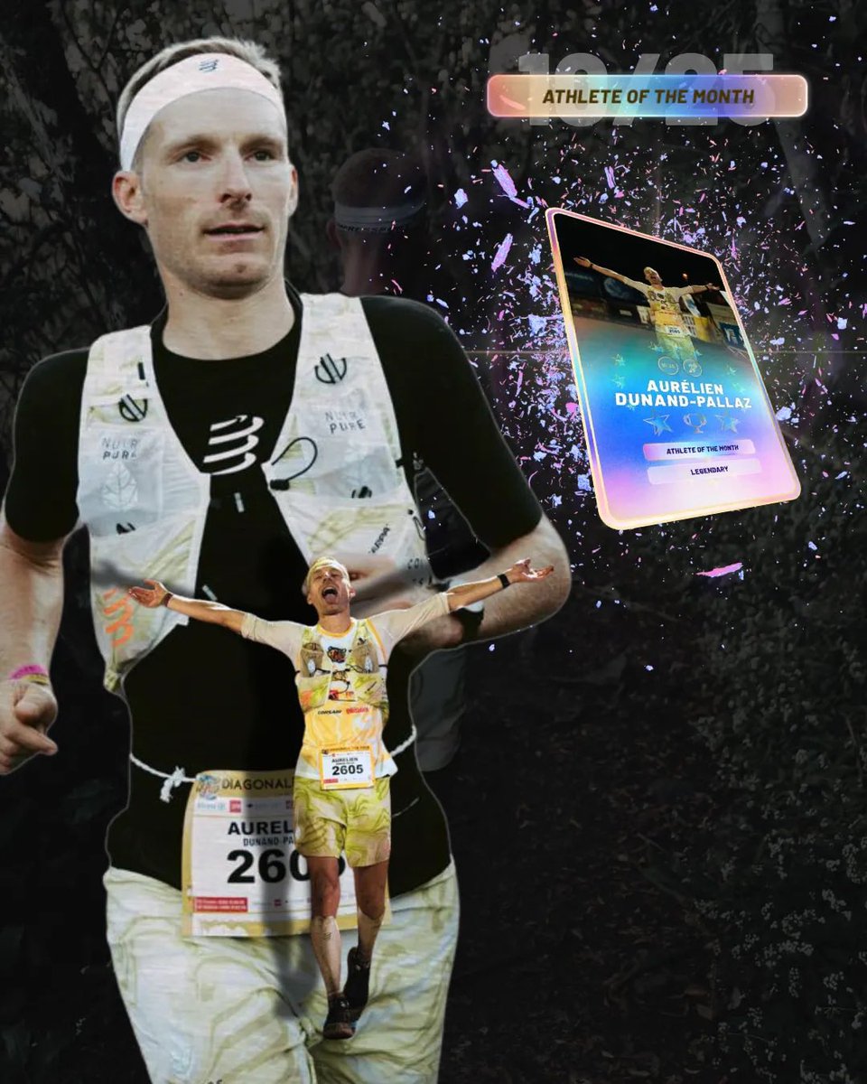 📣 𝑪𝑶𝑳𝑳𝑬𝑪𝑻𝑰𝑶𝑵 𝑼𝑳𝑻𝑹𝑨 𝑳𝑰𝑴𝑰𝑻É𝑬 📣

𝗔𝘂𝗿é𝗹𝗶𝗲𝗻 𝗗𝘂𝗻𝗮𝗻𝗱-𝗣𝗮𝗹𝗹𝗮𝘇 élu Athlète du mois 🏔️

Pour l’occasion, une collection exclusive débarque 🔥

🚀 200 boosters seulement
⏳ Dispo jusqu’au 30 novembre 2025
🎁 Une paire de trail running, chaussettes