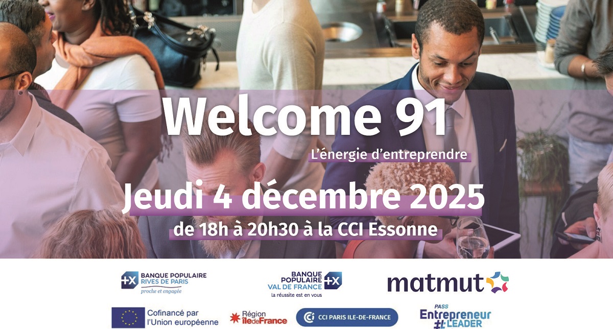 cciessonne's tweet photo. 📢 Jeunes entreprises (- de 3 ans), venez réseauter & développer votre business le 4 dec @cciessonne 😉
Inscrivez-vous gratuitement 👉 https://t.co/QhQVKVMwmO
#entrepreneuriat #essonne #reseautage
@CCIEntreprendre @CCI_Paris_IdF @BanquePopulaire @Matmut @CPME91 https://t.co/QuVuurbMfv