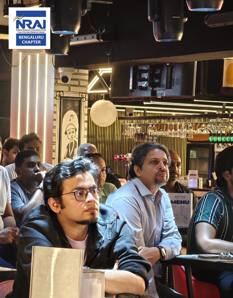 NRAI_India's tweet image. The NRAI Bengaluru Chapter Coffee Meet brought together industry professionals to share insights on employee onboarding, benefits, and insurance plans — fostering learning and collaboration within the community.

#CoffeeMeet #HospitalityCommunity #NetworkingEvent…