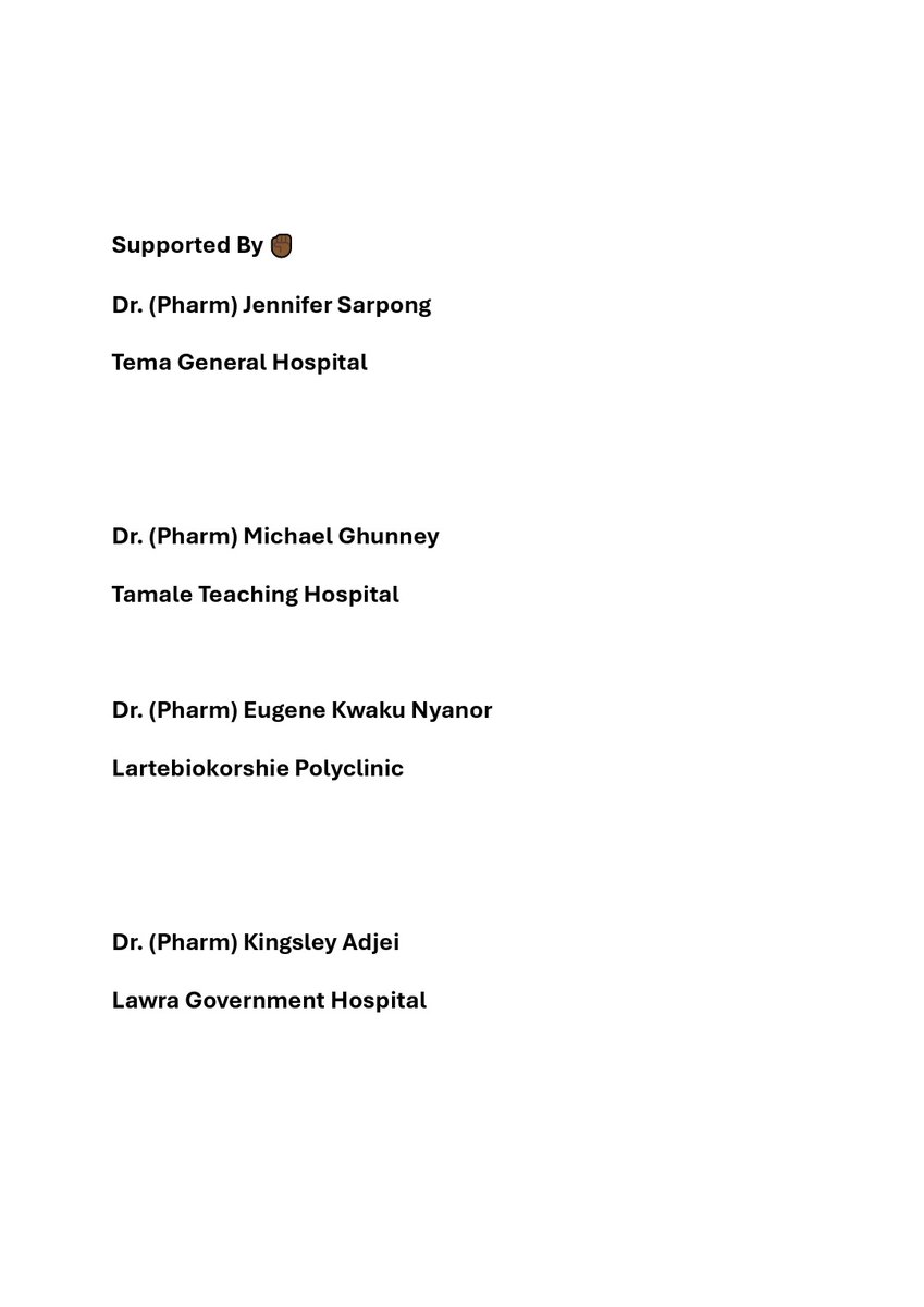 #HirePharmacistsNow 

<a href="/_GHSofficial/">Ghana Health Service</a> 
<a href="/Citi973/">CITI FM 97.3</a> 
<a href="/ghonetv/">GHOne TV</a>
<a href="/JoyNewsOnTV/">JoyNews</a> 
<a href="/tv3_ghana/">#TV3GH</a>