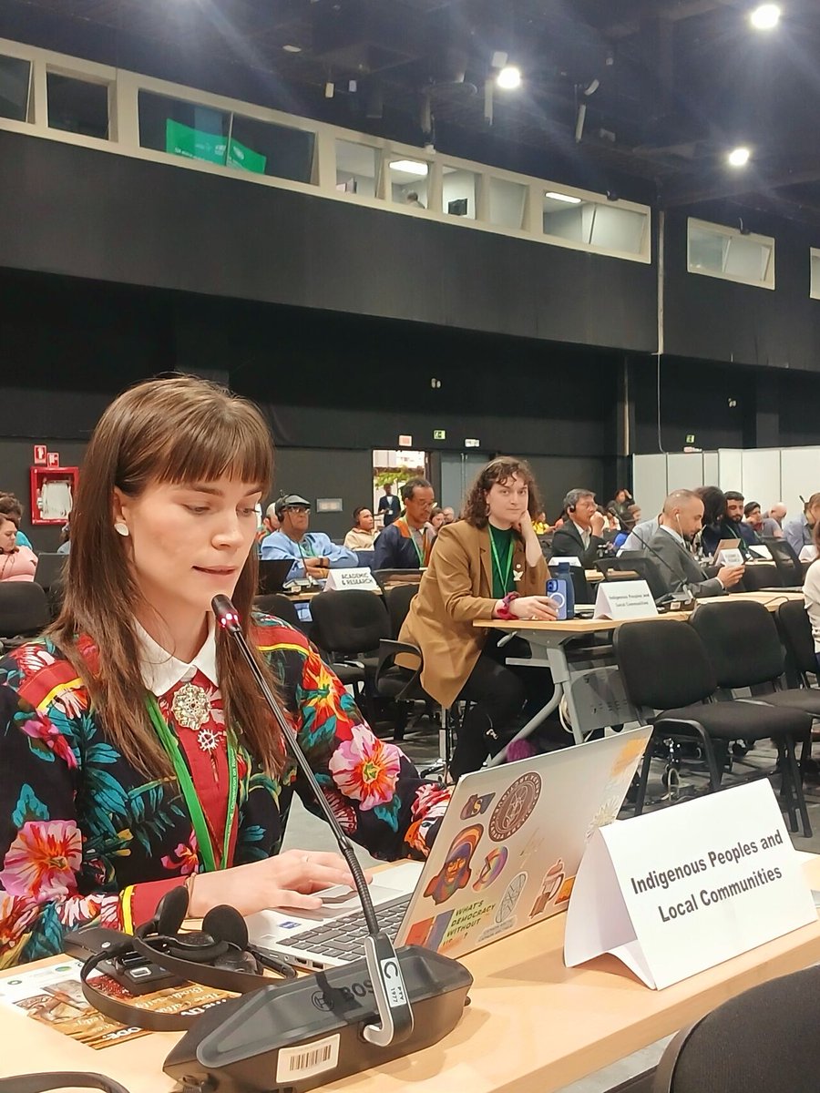 AiwoAfrica's tweet photo. Amplifying Indigenous Voices in Global Biodiversity Governance 🌿
At #SB8J_1, the #IIFB urged a transparent, inclusive review of the #CBD glossary under Article 8(j).
Equal representation. Respect for regional governance. Human rights at the core.
#IndigenousPeoples #Article8j https://t.co/0zKHjhntvN