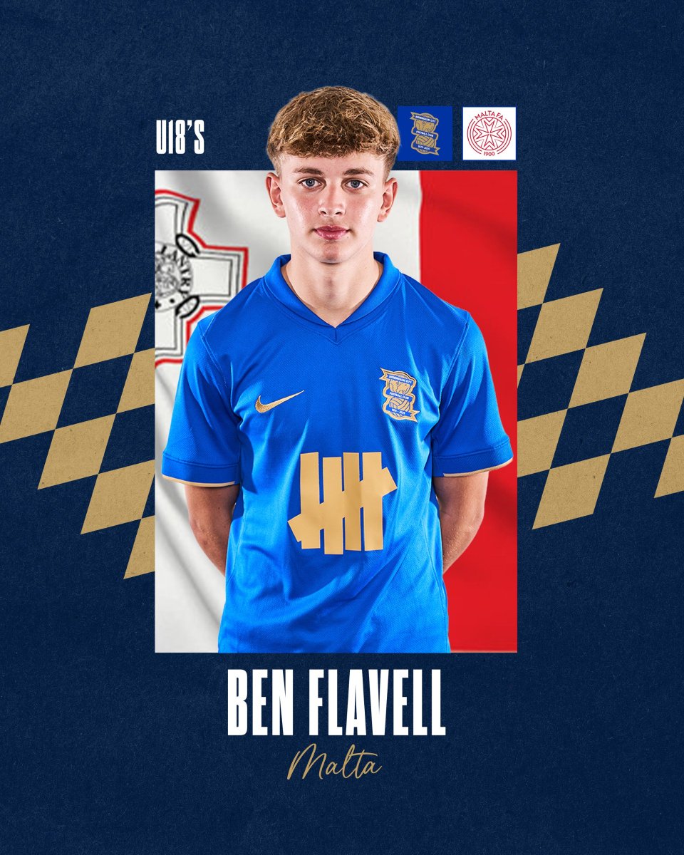 International duty for midfielder Ben Flavell! 🫡

The 17-year-old links up with Malta Under-18s for a camp this week. 🇲🇹