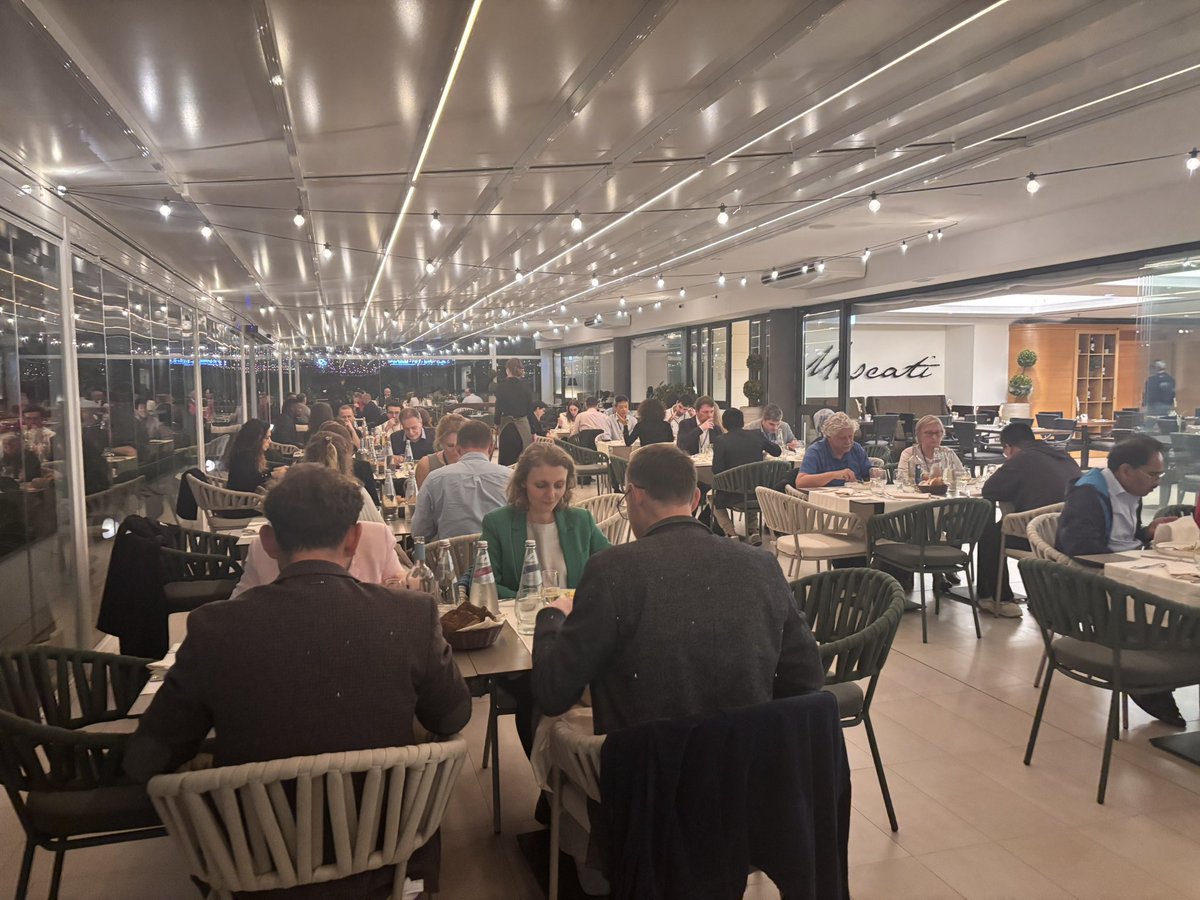 SETCORORG's tweet image. A night to remember! 🍷✨ Highlights from the SMS 2025 Conference Dinner at Ristorante Muscati. Great food, conversations, and connections!
#SMS2025 #SmartMaterials #ConferenceDinner #Networking #Rome2025