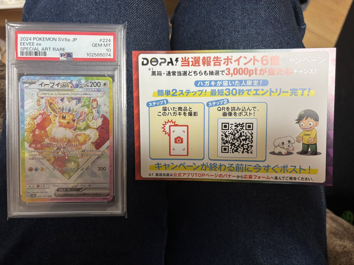 fatezerokk's tweet photo. @dopa_oripa
#DOPAオリパ
#DOPA当選報告 https://t.co/eWGhg5kw8V