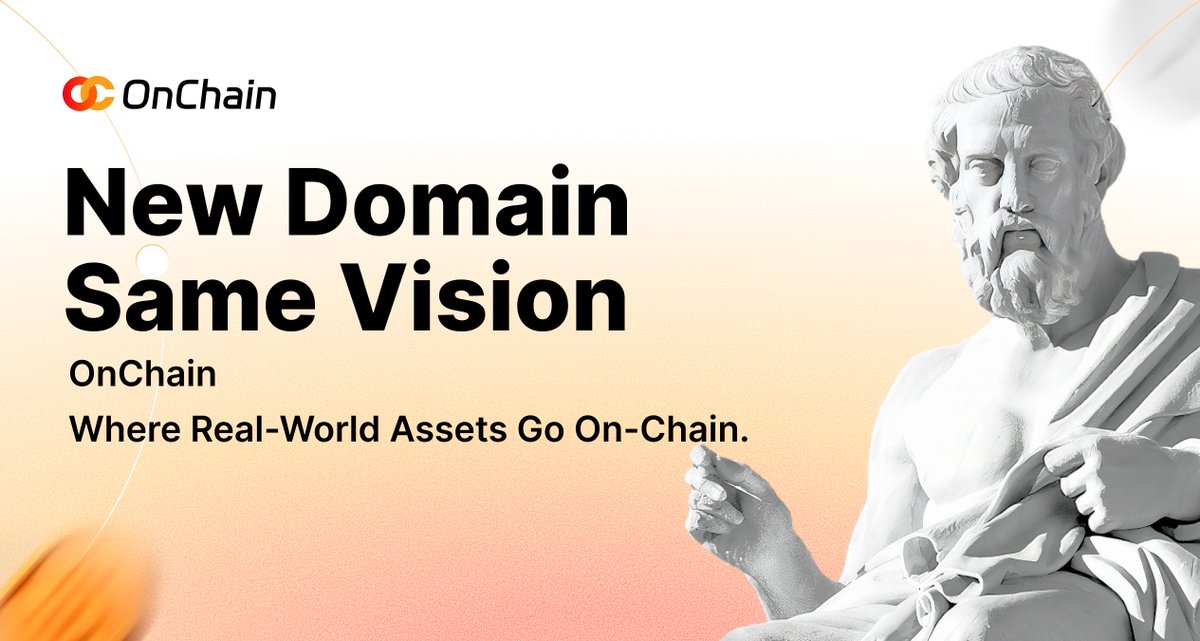 This is an official reminder：  OnChain has a new home. Our official website has moved to 🔗onchaindao.finance
New domain, same vision — bringing Real-World Assets on-chain with institutional-grade compliance and transparency.  

OnChain 迎来新家。