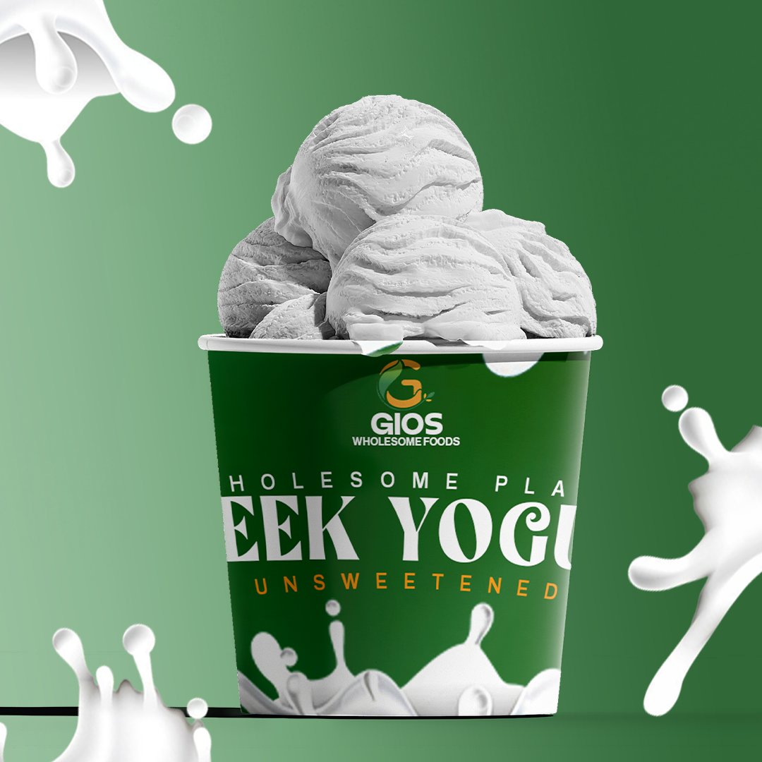Oluwatunmi19's tweet image. Just finished this wholesome packaging design for GIOS Greek Yogurt 🥛💚
Clean, minimal, and fresh. Everything a modern brand should feel like.
I craft visuals that speak clarity and connect with your audience.

Let’s work on your next brand project ✨
 #PackagingDesign #Branding