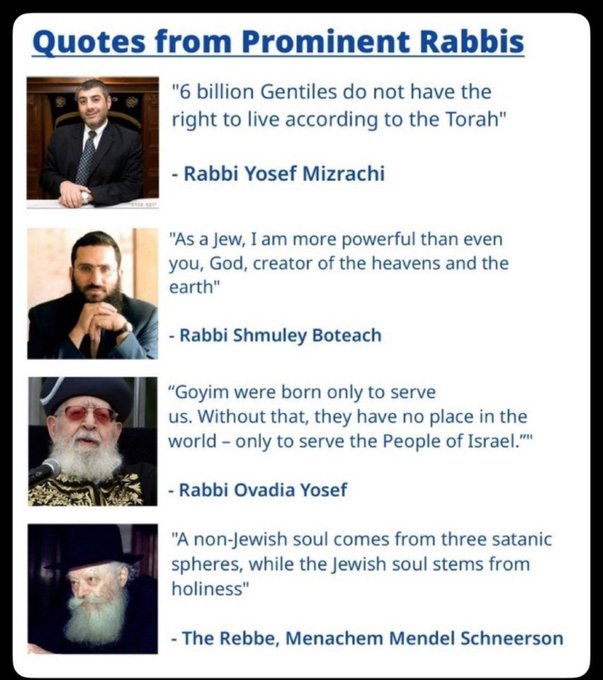 +++ Whites will never compromise with our enemies who have always sought to destroy us for thousands of years -

You kosher cucks have crossed the threshold -

Payback time is inevitable - We must expel them all - just like Adolf Hitler did ! +++

x.com/TheRISEofROD/s…