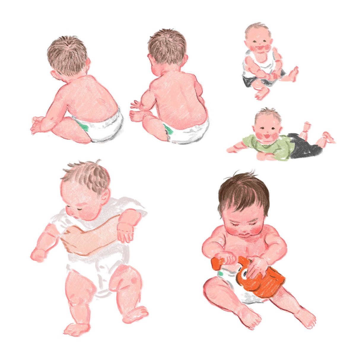 おしりのある絵🍑
#いいおしりの日