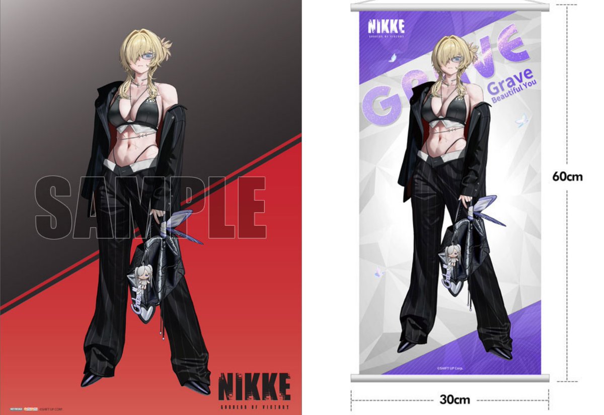 AmiAmi_English's tweet image. ❤️‍🔥Popular Pre-order figure!❤️‍🔥
Goddess of Victory: Nikke Grave: Beautiful You 1/7 Complete Figure Deluxe Edition (Hobby sakura)
🌟AmiAmi Ex. Bonus: A2 clear poster
🌟Bonus: Wall scroll
Order from👉amiami.com/eng/search/lis…
#GoddessofVictoryNikke #Nikke #Grave