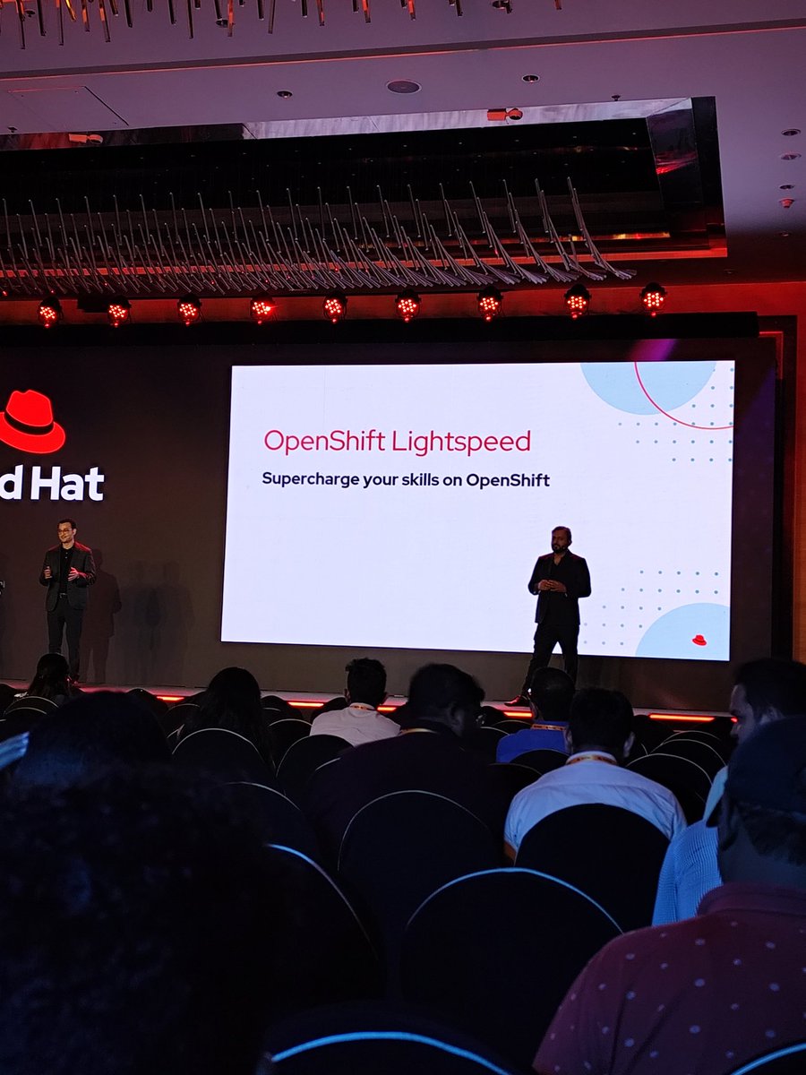 sanjaykmrsingh's tweet image. Redhat connect Summit 2025, in Mumbai, in action.