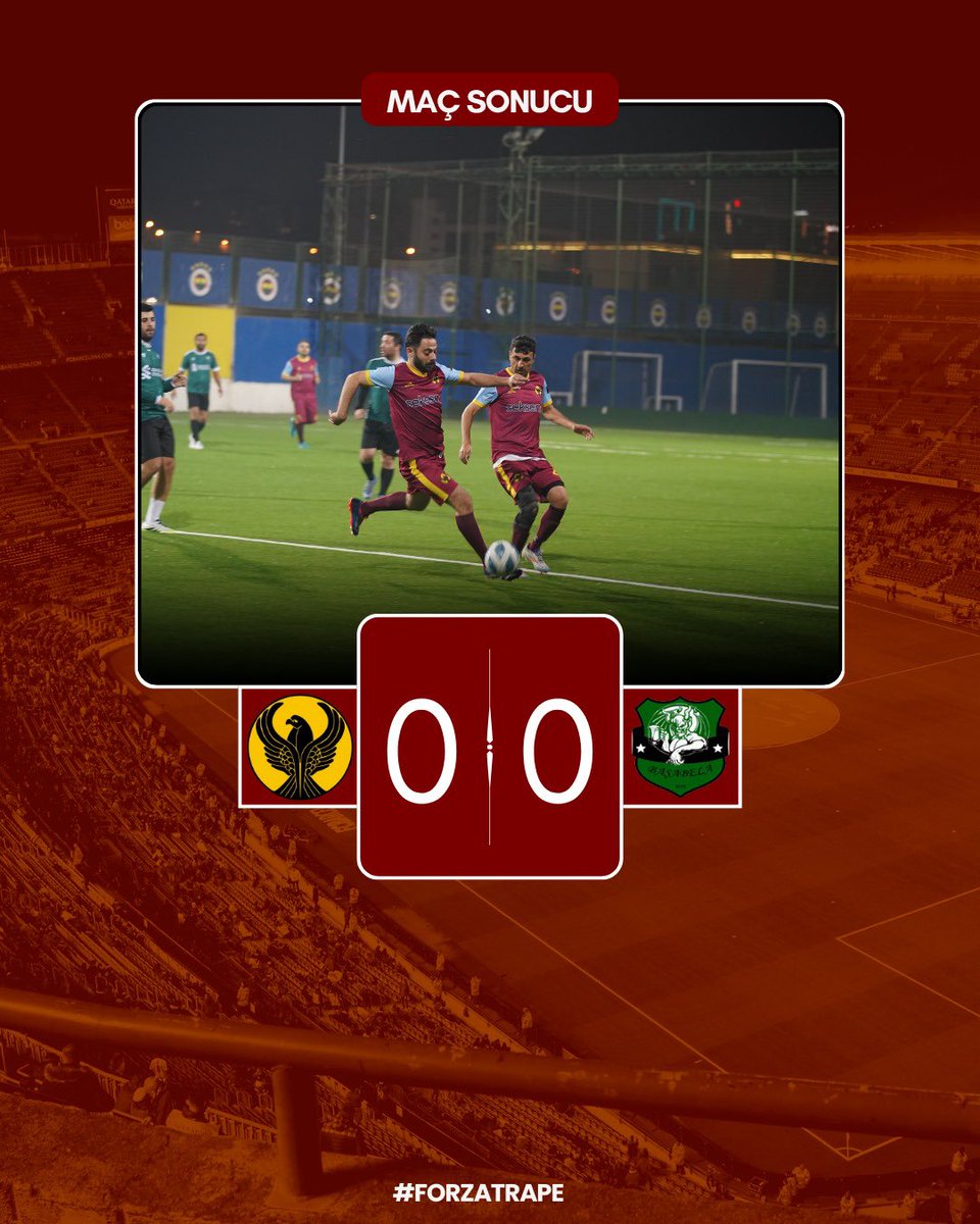 Kıran kırana geçen mücadele dozu yüksek maçta gol sesi çıkmadı. Rakibimiz FC Başabela ‘yı tebrik eder, önümüzdeki maçlarda başarılar dileriz.

#ForzaTrape
