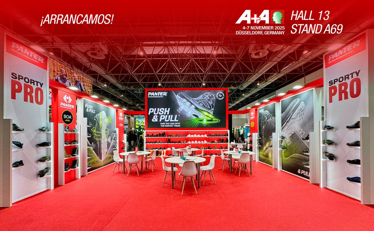 ¡Ya estamos en <a href="/AplusATradeFair/">A+A</a>  2025!

Visítanos y descubre la revolución en calzado de seguridad saludable con nuestra innovadora tecnología Push&amp;Pull, pensada para ofrecer el máximo confort y protección, entre otros nuevos desarrollos 👟✨