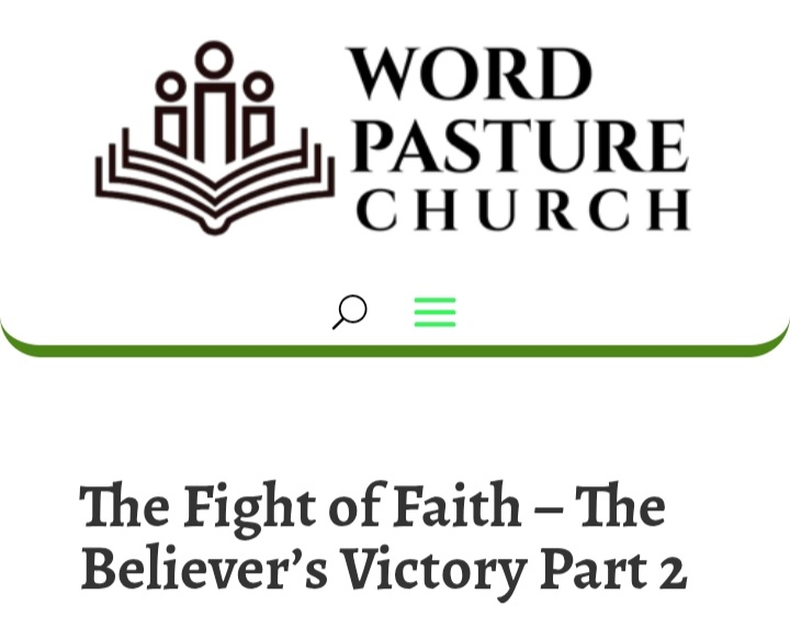 Wordpasture's tweet image. In this powerful continuation, Dr. ‘Riel takes us deeper into how to engage in the fight of faith and walk in consistent victory. 

Click the link below to download and be strengthened in your faith journey today:

 wordpasture.org/messages/the-f…

✨
#FaithJourney #Victory