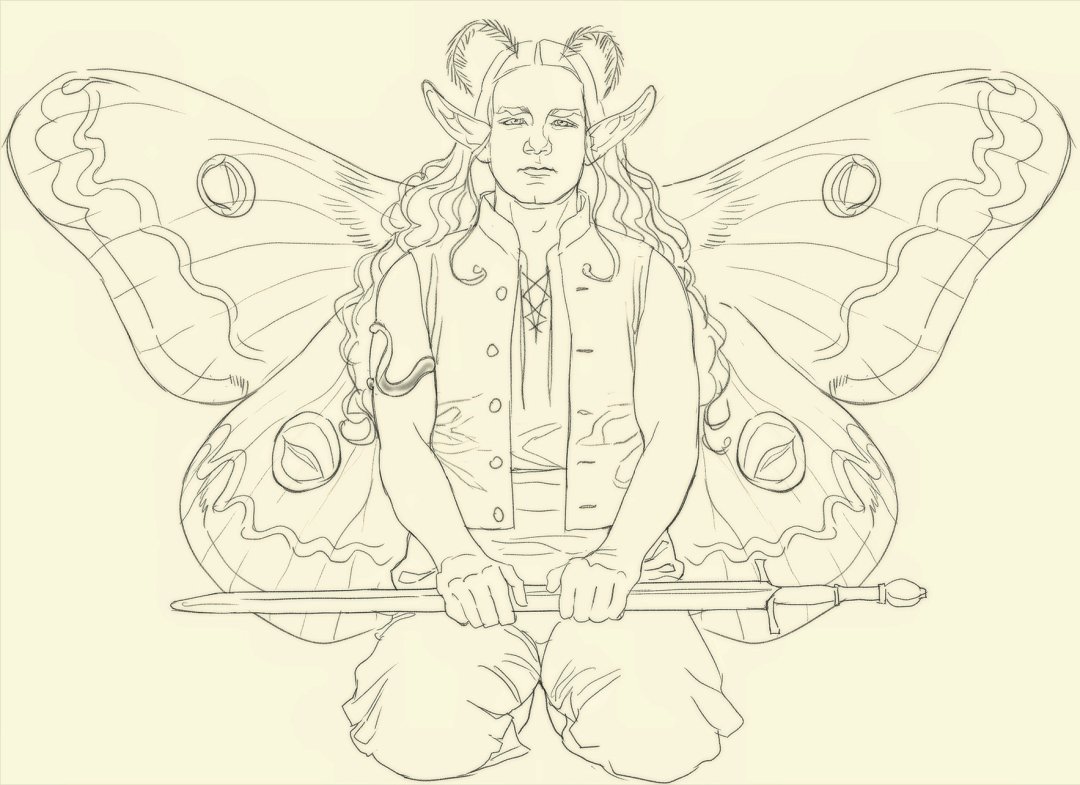 staticlear's tweet image. trying to make my art more whimsical