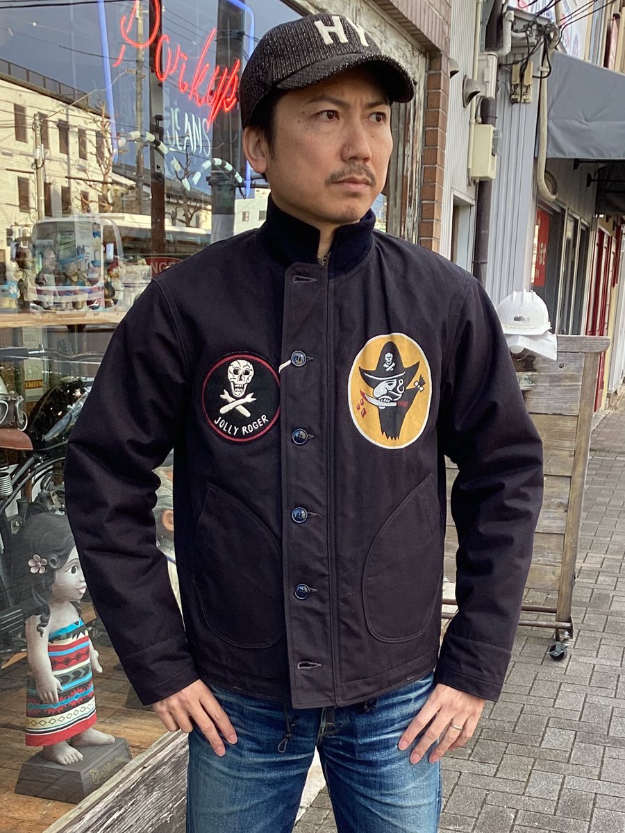 入荷情報！ Freewheelers「Civilian Deck Jacket “Knuckle Bones”on